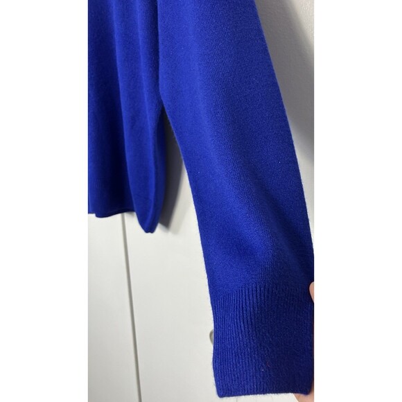 Sag Harbor Womens Royal Blue Mock Neck Sweater Size Small - Picture 5 of 6
